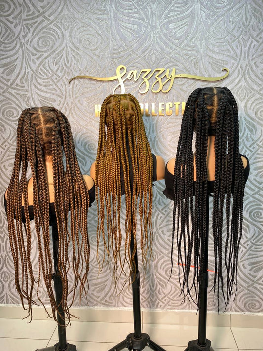 360 full lace braided wig