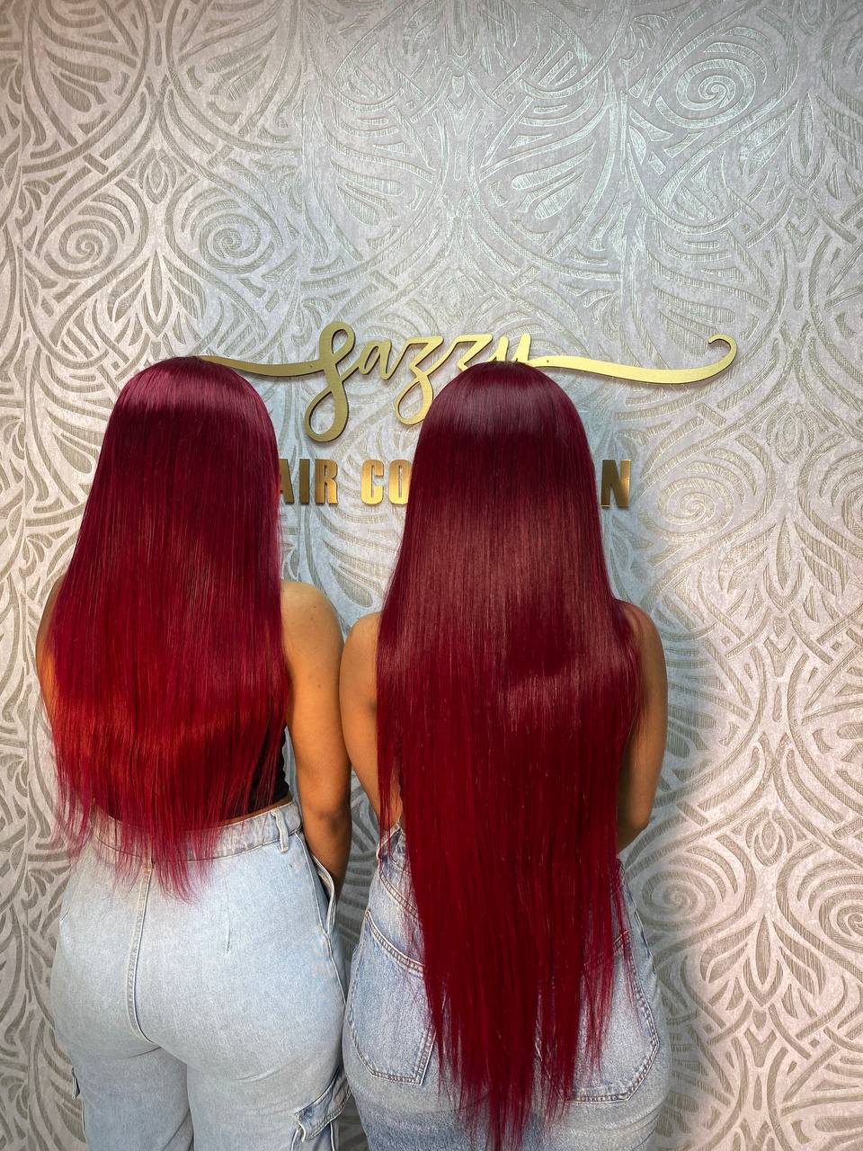 Maroon Frontal Wigs
