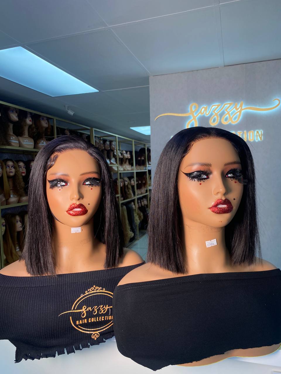 Glueless Peruvian straight wigs
