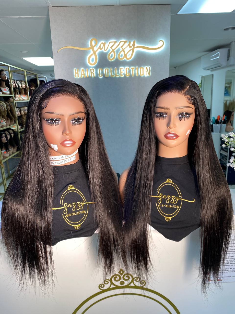 Glueless Peruvian straight wigs
