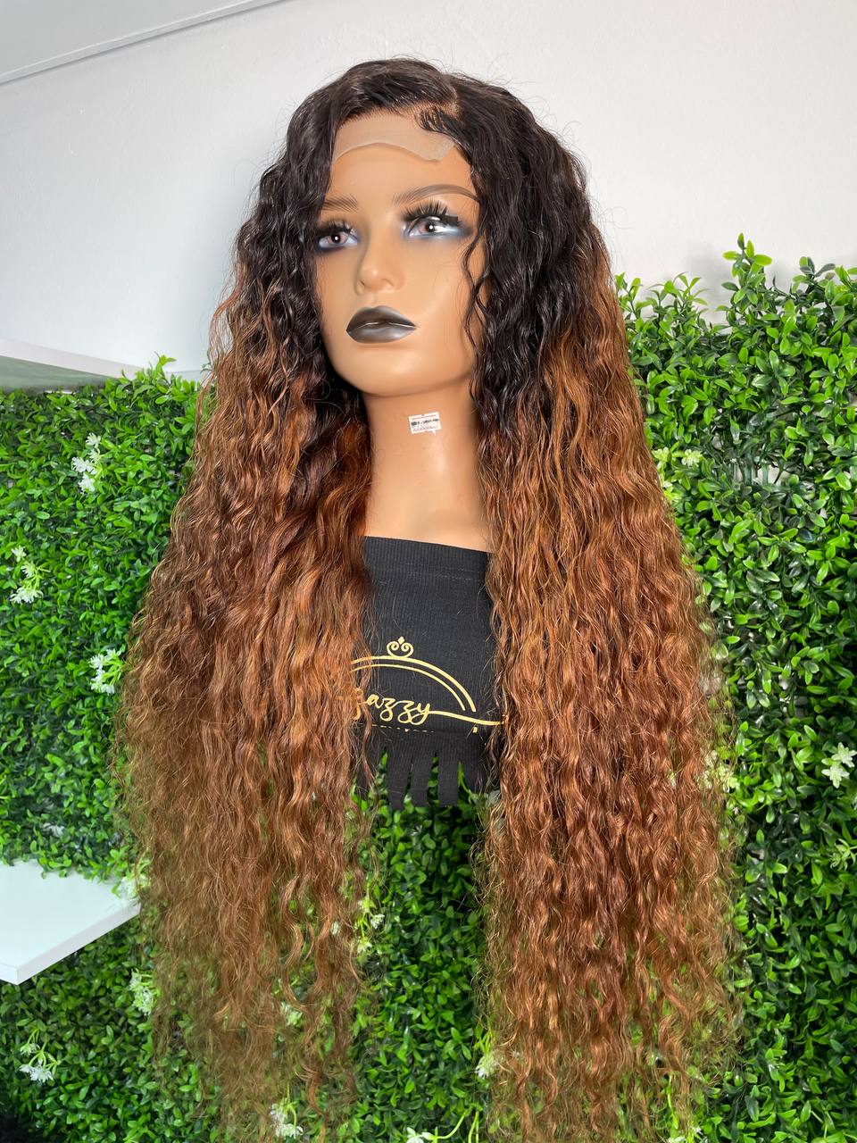 Ombre Closure Curly wig