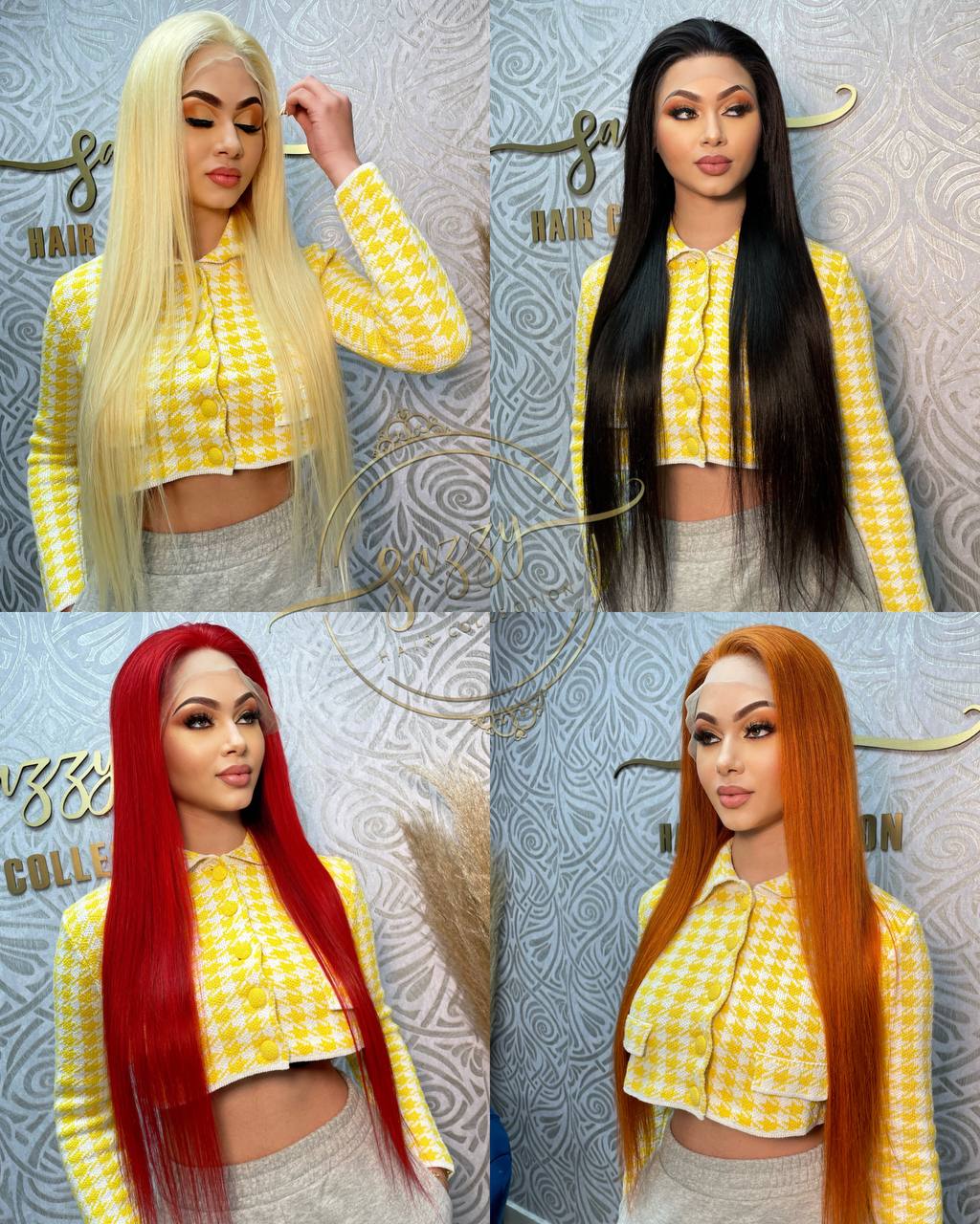 Colored wigs