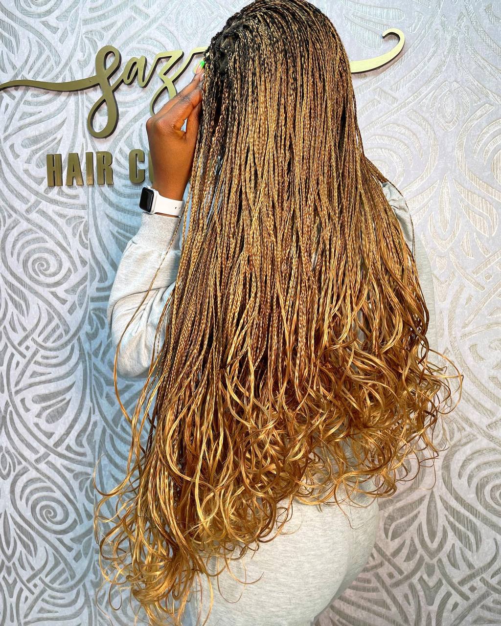 French Curly Braided Wigs