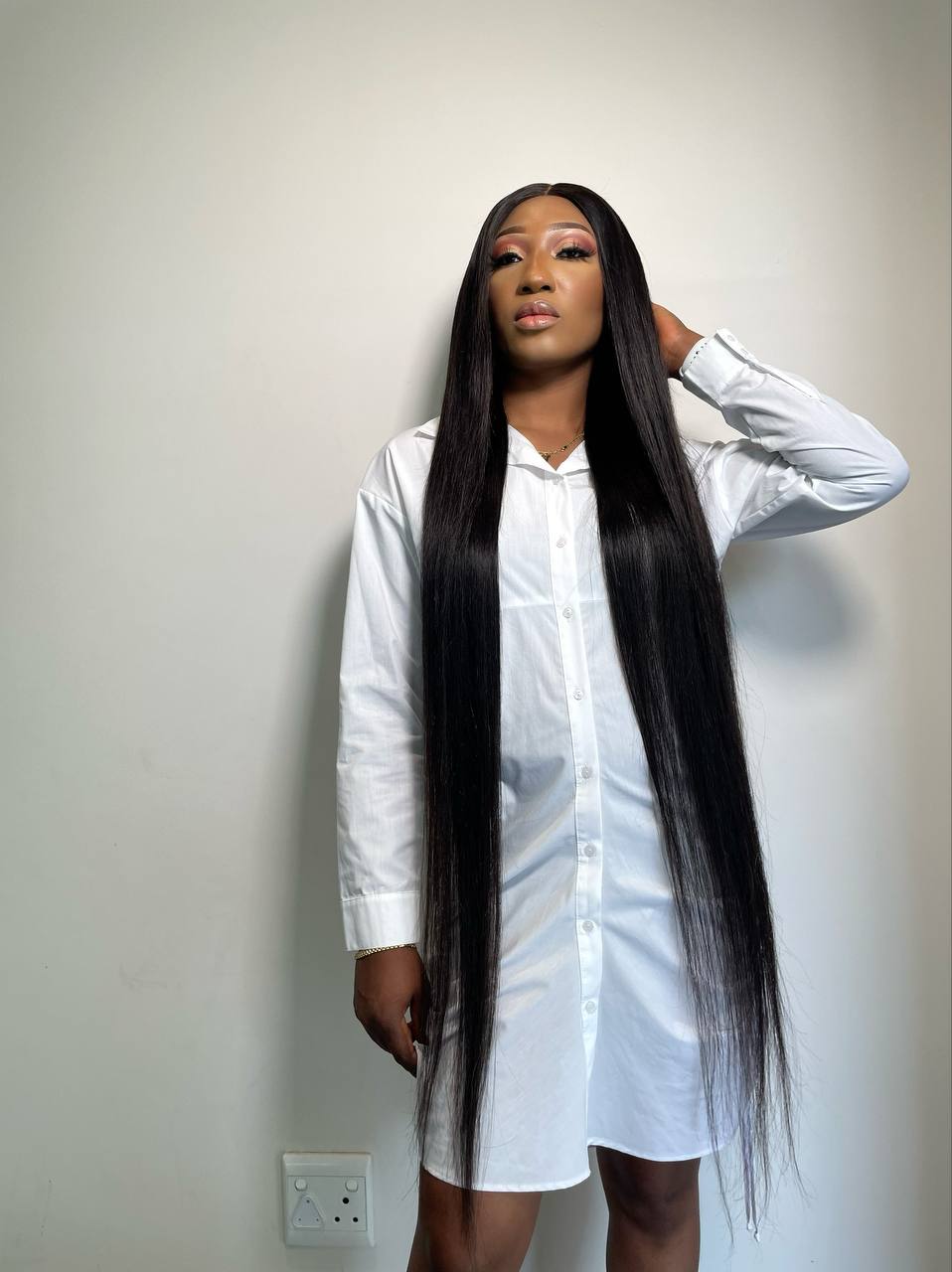 Silky Straight Virgin Closure Wigs