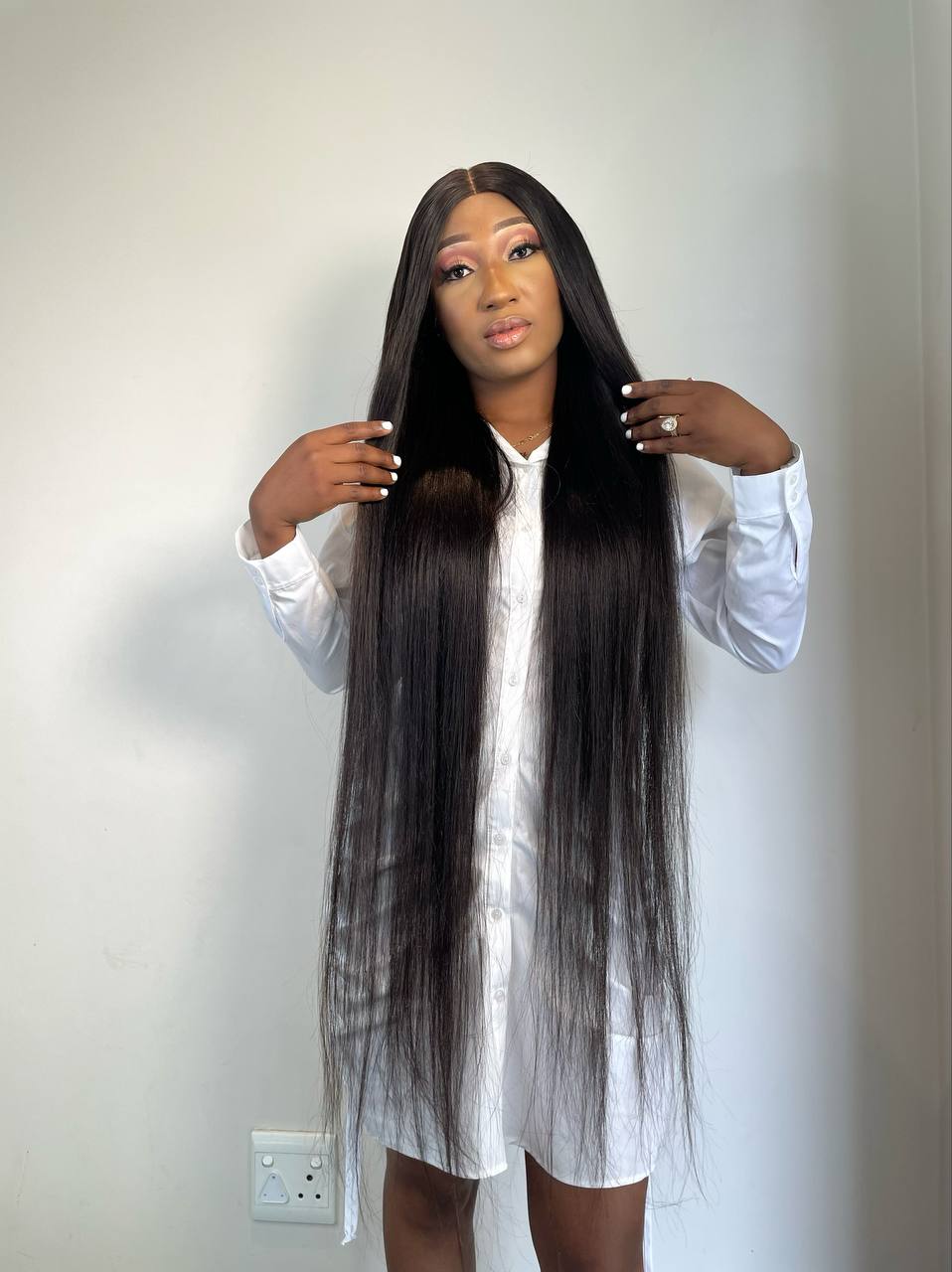 Silky Straight Virgin Closure Wigs