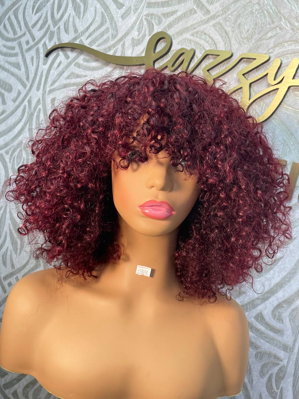 Kinky Fringe Maroon