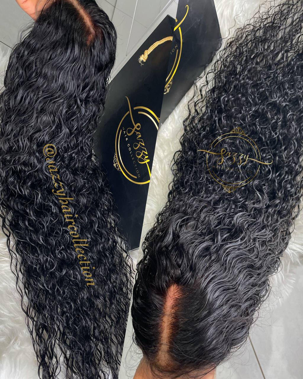 Wet Curly/Water Wave Closure Wigs