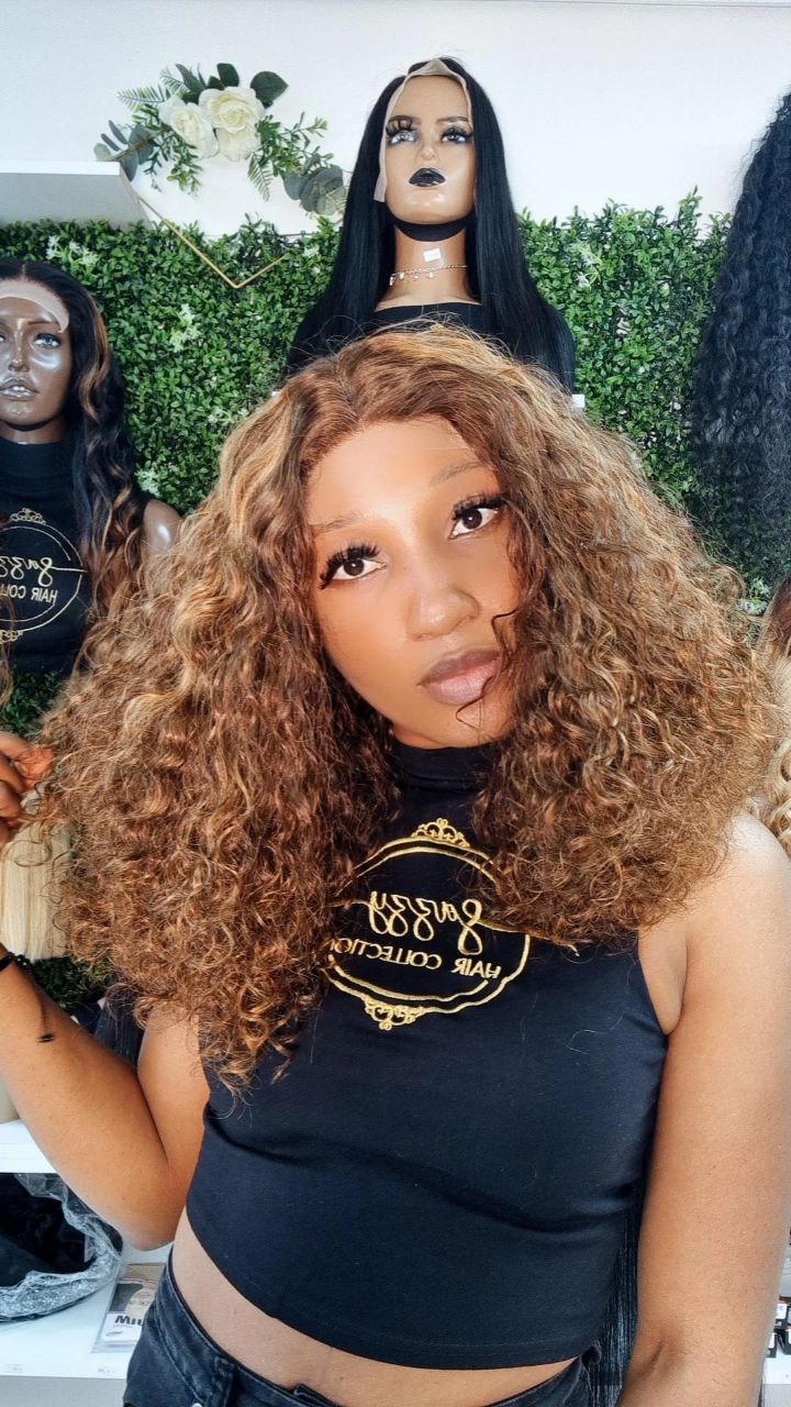Double Drawn Curly Wigs