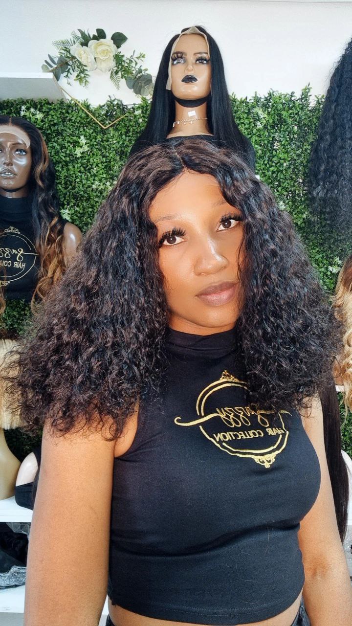 Double Drawn Curly Wigs