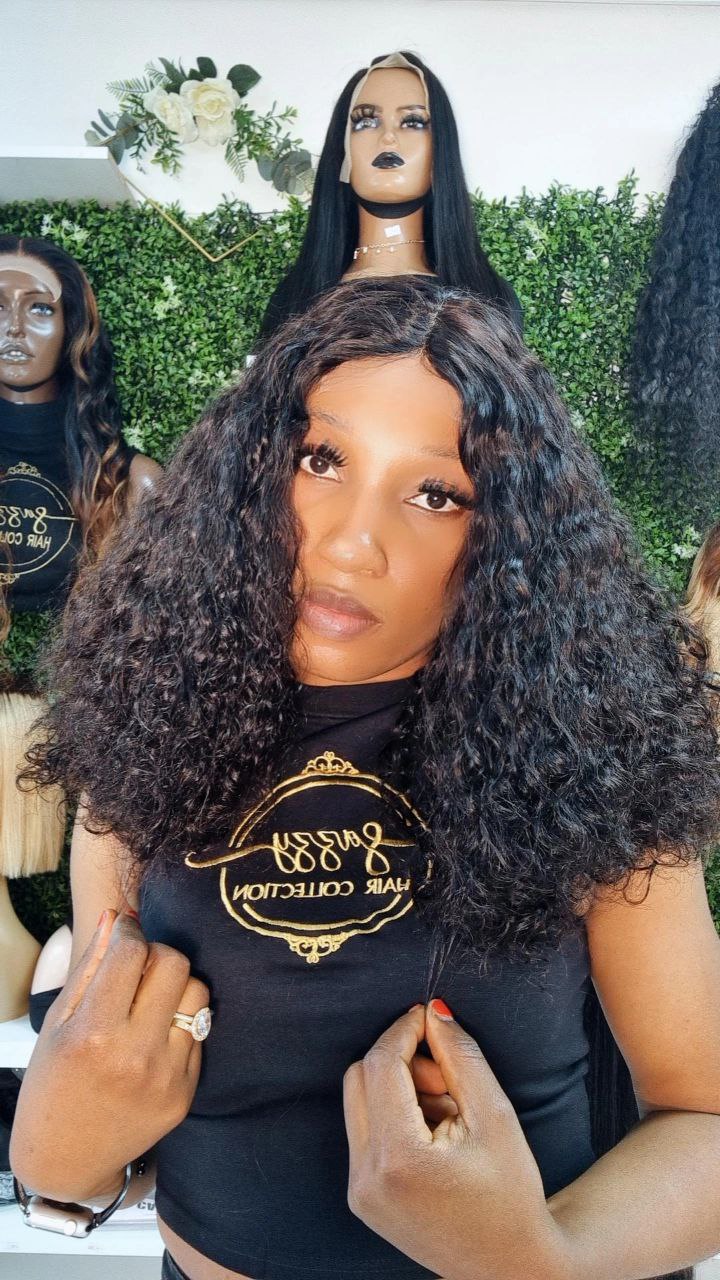 Double Drawn Curly Wigs