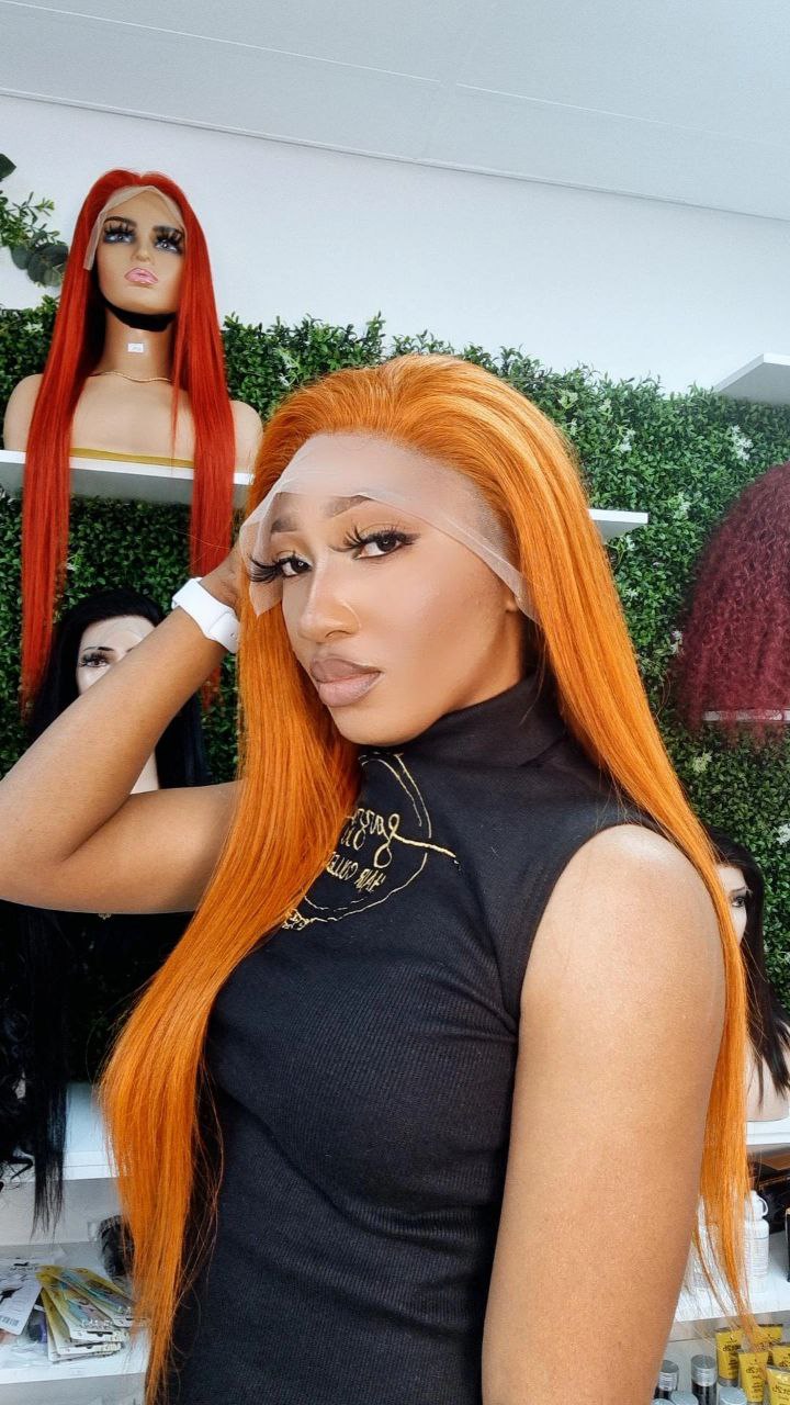 Colored wigs