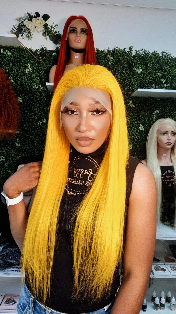Colored wigs