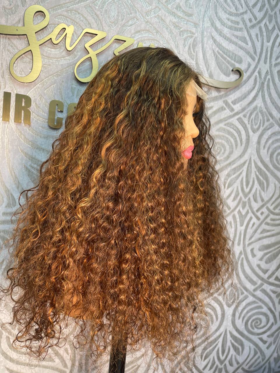 Double Drawn Curly Wigs