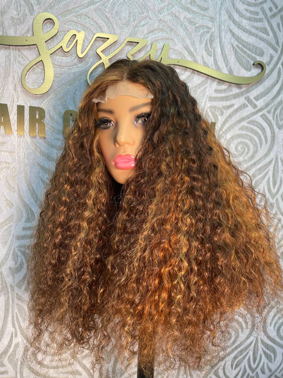 Double Drawn Curly Wigs