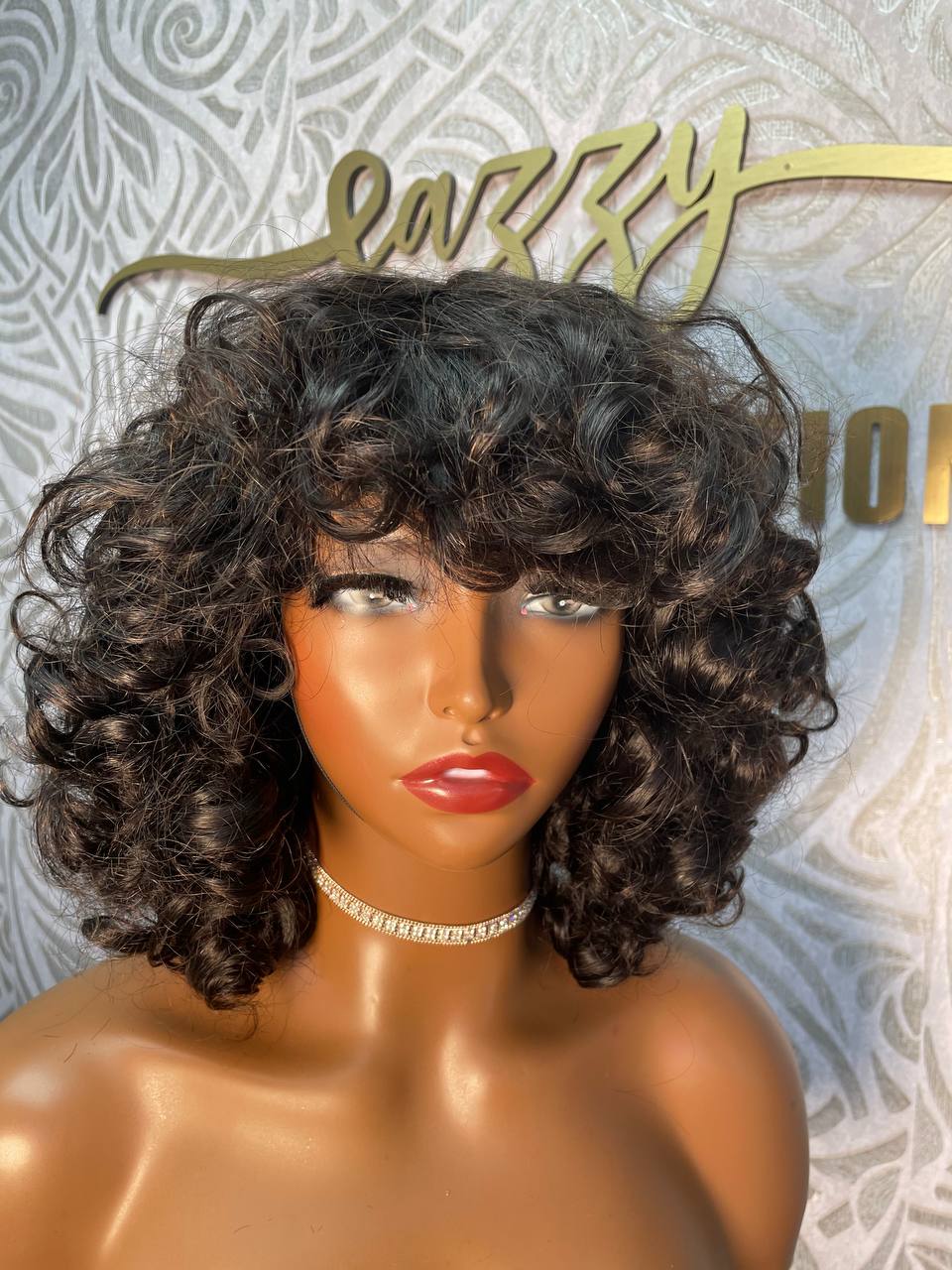 Bouncy Curls Fringe