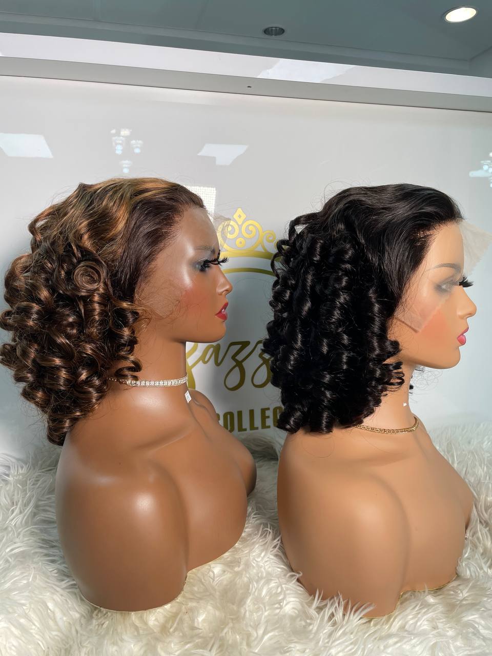 Bouncy Curls Frontal Wigs