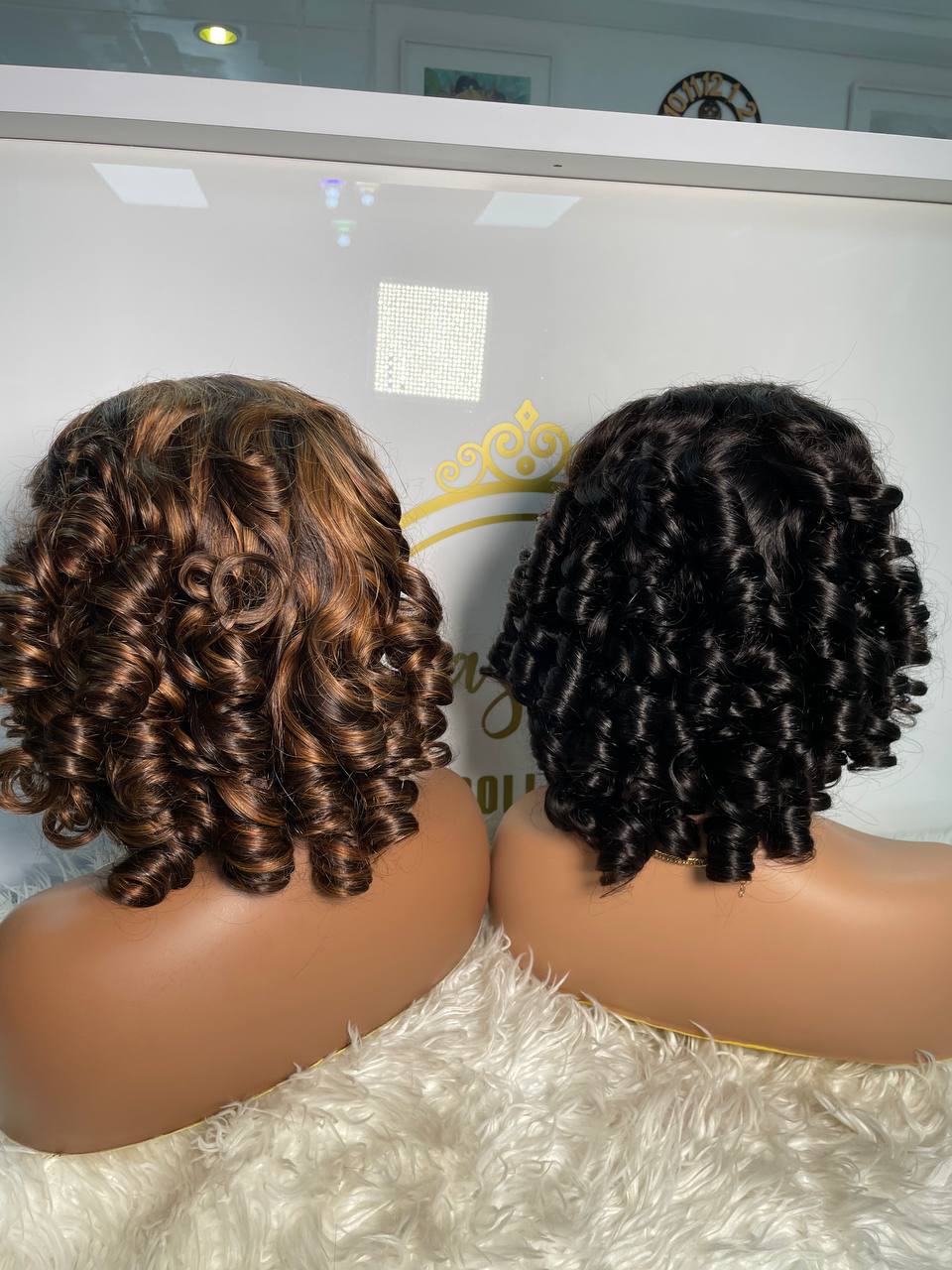Bouncy Curls Frontal Wigs
