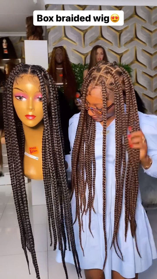 Box braided wigs