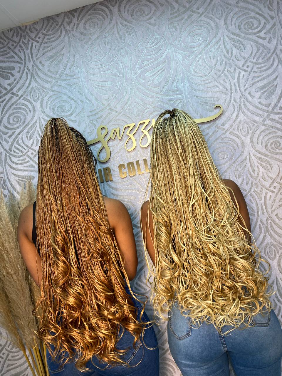 French Curly Braided Wigs
