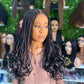 5 by 5 Glueless French Curly Braids