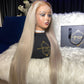 Ash blonde wig 26”