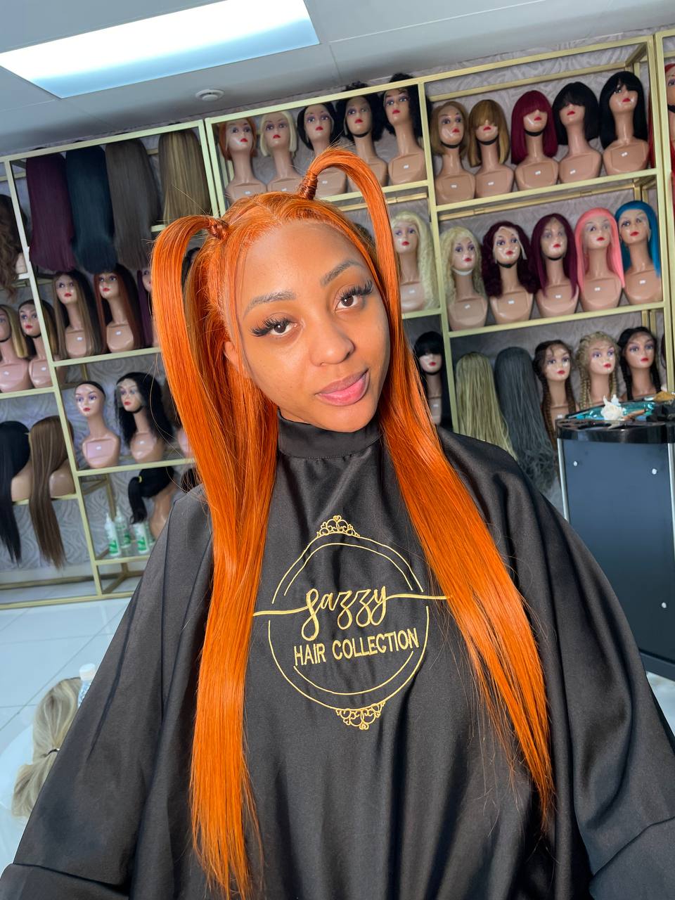 Burnt Orange Frontal Wigs