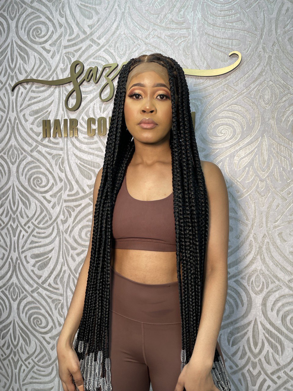 Full Lace Beaded Wig