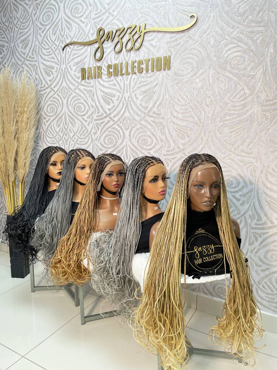 French Curly Braided Wigs