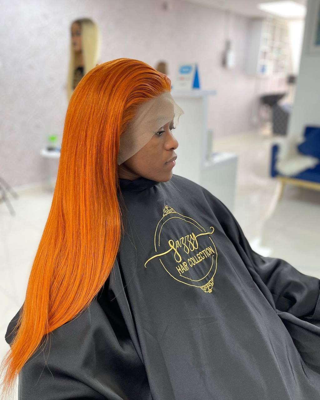 Burnt Orange Frontal Wigs