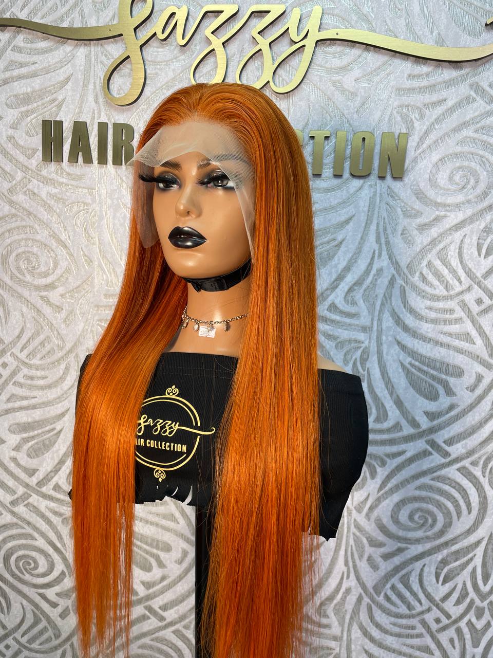 Burnt Orange Frontal Wigs