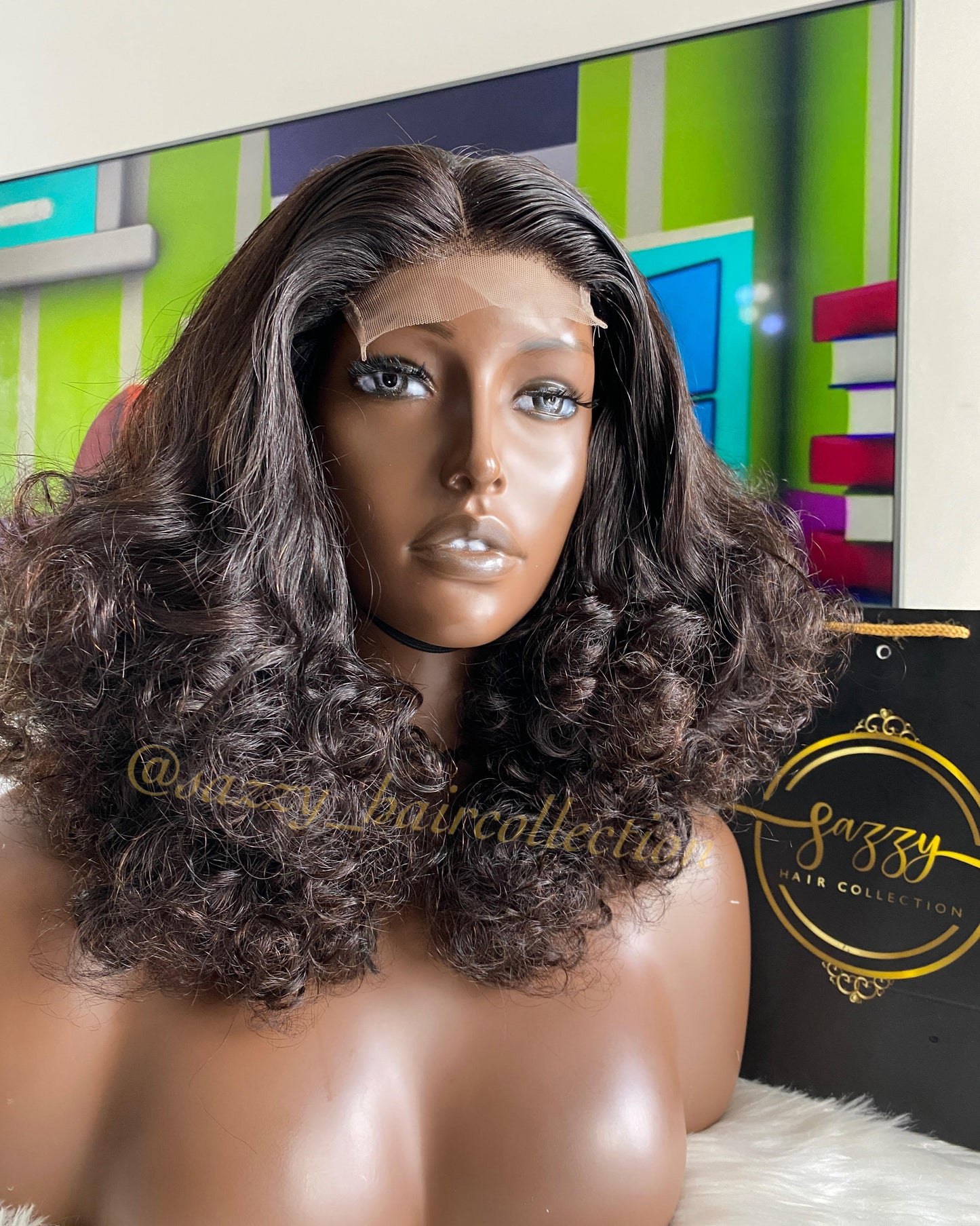 Bouncy Curls Closure Wigs